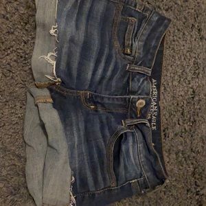 american eagle jean shorts